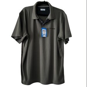 Columbia Men's Polo Shirt - Dark Gray